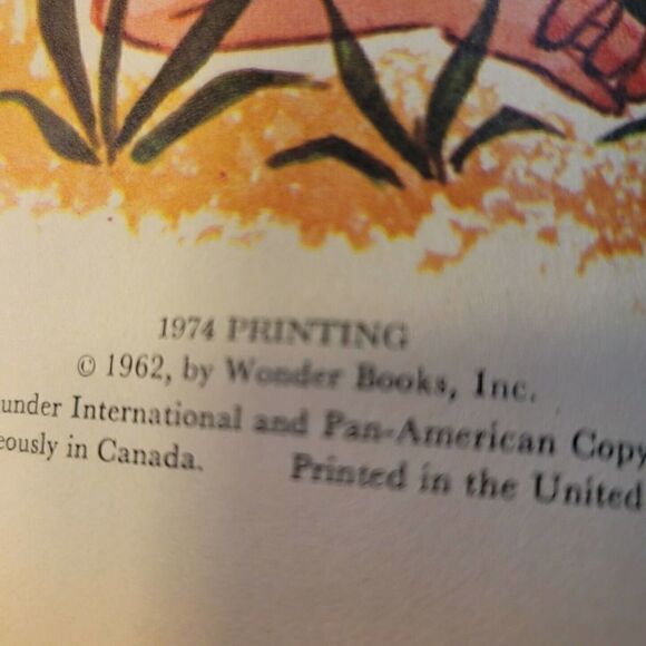 Vintage 1974 Over in the Meadow by Wonder Books - Picture 3 of 10